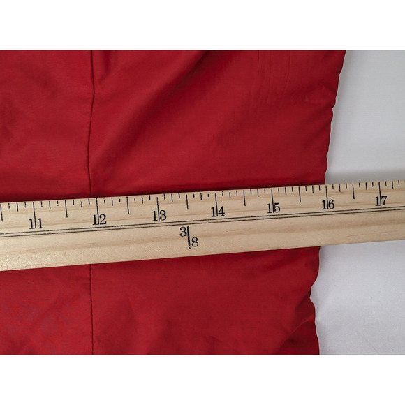 Maeve Anthropologie Ruffle Cutout Back Bow Red Tank Top Size 12 - Picture 11 of 12